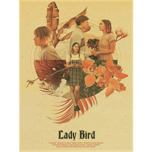 Vintage Movie Lady Bird Retro DIY Cross Stitch 11CT Embroidery Kits Craft Needlework Set Cotton Thread Printed Room
