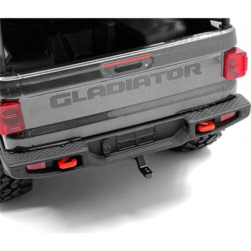 Waterproof Car Tailgate Metal Sticker DIY Decoration Paste for 1/10 AXIAL SCX10 III Gladiator RC Car Accessories