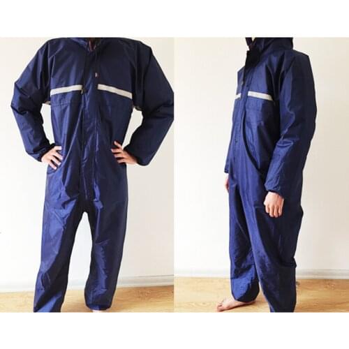 Waterproof Windproof Conjoined Raincoats Overalls Electric Motorcycle Fashion Raincoat, Men And Women Fission Rain Suit Rainwear