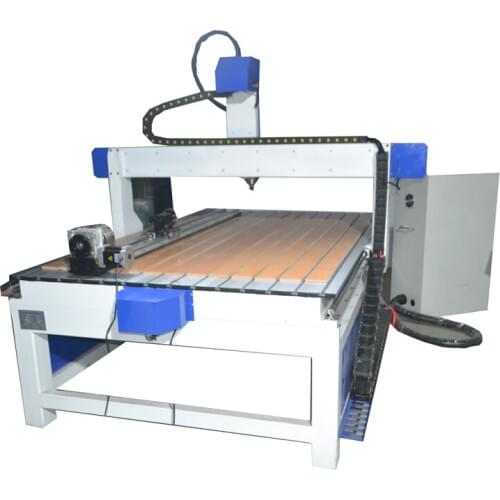 High quality and lwow price Rotary Axis CNC Wood Engraving Cutting machine