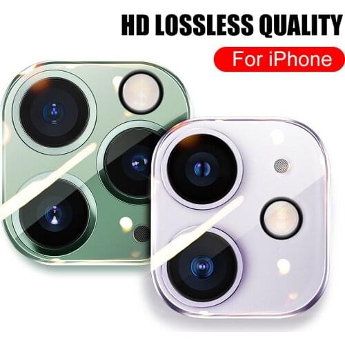 2 Pcs 3D Tempered Glass Camera Protection For Iphone 11 12 13 Pro Max 11pro 12pro 13pro Back Lens Protector Protective Glas Film