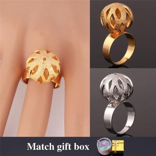 Women Rings Brand Gold Color Fashion Jewelry Rings With Ring Box Wholesale Gift Rings For Women MGC R872