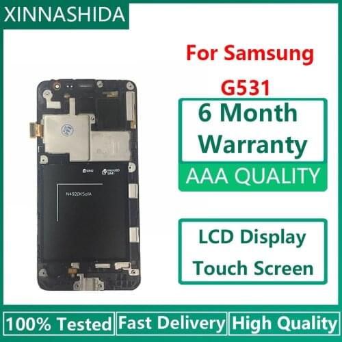 For Samsung GALAXY Grand Prime lcd g531h lcd display Touch Screen digitizer Assembly G531f G531 G531FZ with frame Repair Parts