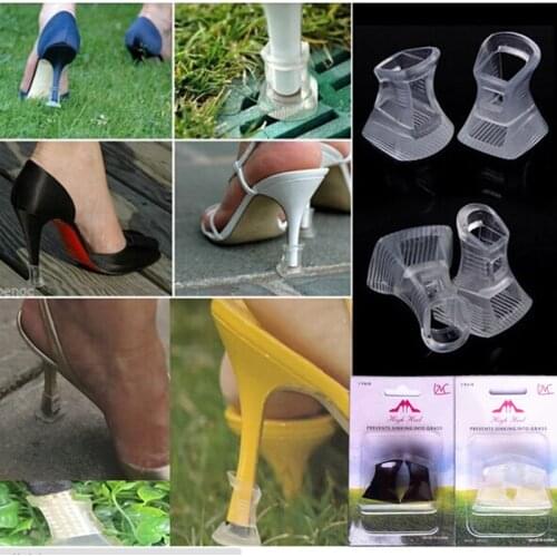10 Pairs High Heel Protectors Latin Stiletto Dancing Covers Heel Stoppers Antislip Silicone High Heeler For Wedding Favor Soft
