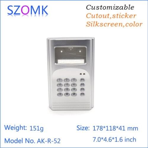 10 pcs) 178*118*41mm RFID door entrance control box electronic project box for pcb szomk electronics plastic distribution box