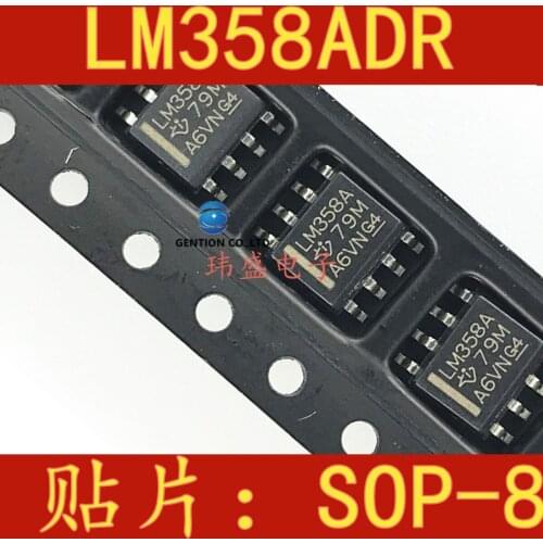 10PCS Dual operational amplifier LM358ADR LM358A LM358AD SOP-8 in stock 100% new and original