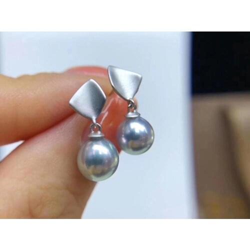 925 Sterling Silver Pearl Party Earrings Mountings Classical Silver Jewelry Parts Fittings Womens Accessories