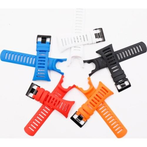 Watch accessories pin buckle rubber strap men for SUUNTO AMBIT 2R3R2S3S3P outdoor sports waterproof bracelet watch band