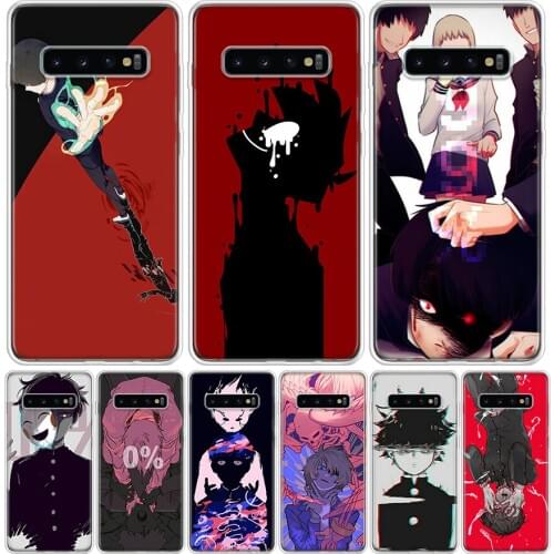 Mob Psycho 100 Cover Phone Case For Samsung Galaxy A51 A71 A50 A10 A20E A30 A40 A70 M30S A01 A21 A6 A7 A8 A9 Plus + Coque
