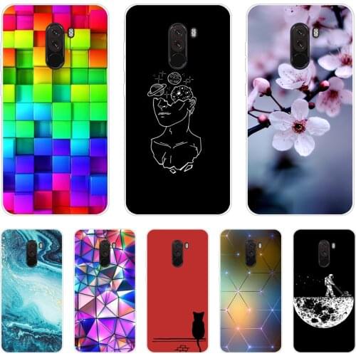For xiaomi Pocophone F1 Case for xiaomi Poco F1 Case Silicone Soft TPU Phone Case For xiaomi Pocophone F1 Global F 1 Case Cover