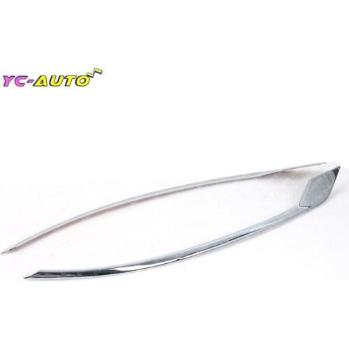 2pcs Car ABS Chrome Rear Fog Light Lamp Eyelid Cover Trim Decorative For Volvo XC60 2018 Car Exterior Accessories Car-Styling