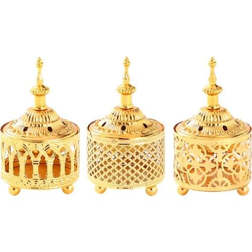 European Style Iron Art Incense Burner Home Decor Candle Stand Ornament