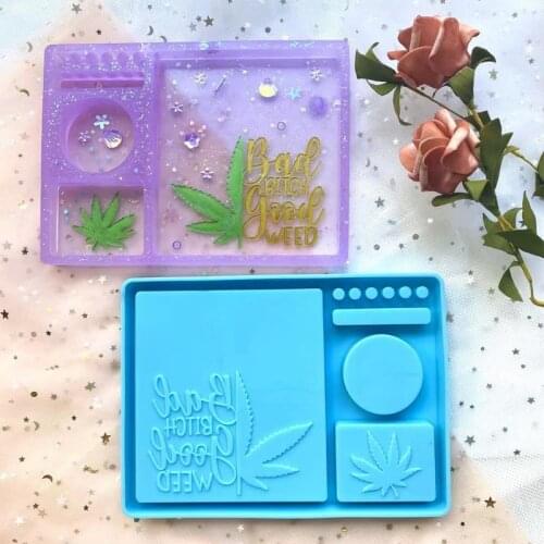 Mold Suitable for Epoxy Resin Used for DIY Jewelry Boxes and Decorative Pallets T84A