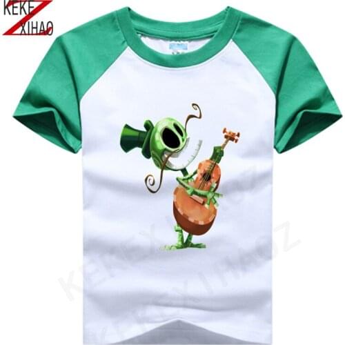 Boy & Girl Rayman Legends T-shirt Children Summer Fashion Boys Short Sleeves White Tees Baby Kids Cotton Tops For Girls Clothes