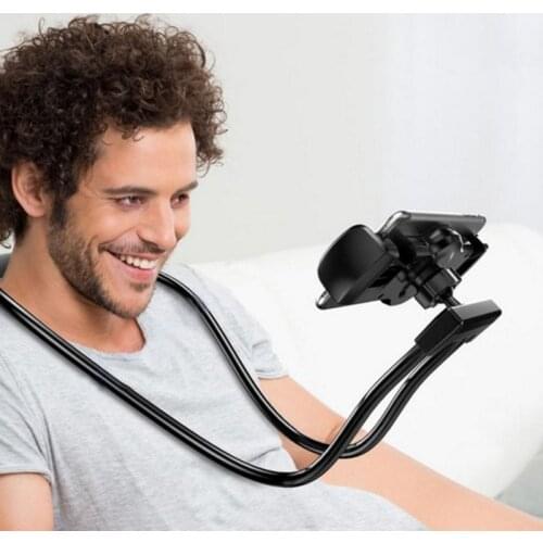 Flexible Hanging Neck Mobile Phone Holder Lazy Multi-functional Stent Desktop Bed Extension Bracket For iPhone Xiaomi Huawei