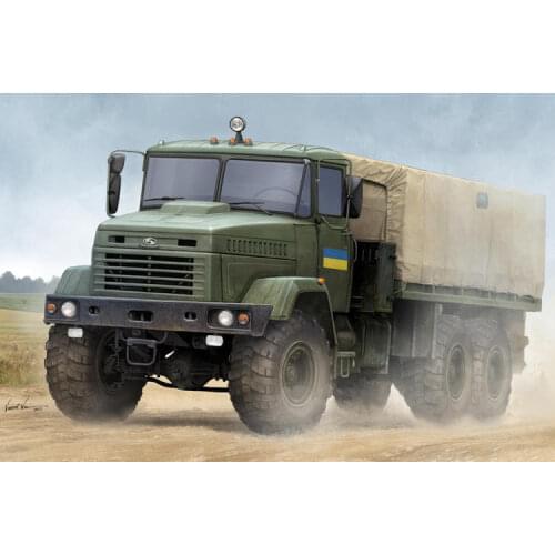 Hobbyboss 85512 1/35 Ukraine KrAz-6322 Soldier Cargo Truck