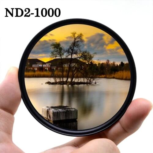 KnightX ND2 to ND1000 variable Neutral Density Adjustable For canon sony nikon d5100 accessories d80 500d 49mm 52mm 58mm 67mm