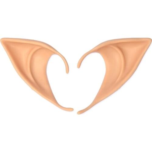 2pcs Elf Ears False Soft Pointed Angel Fairy Costume Gift For Halloween Party Cosplay EIG88