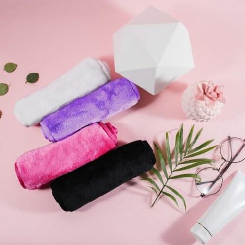 Lightweight Practical Smooth Soft For Makeup Women Reusable Makeup Remover Towels Make Up Cleaning Towel Microfiber Fibre Cloth