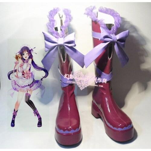 Love Live Nozomi Tojo Halloween Long Cosplay Shoes Boots H016