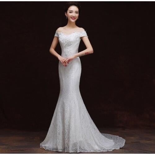 Sexy White and Red lace cheongsam dress Improved mermaid tailing Bride Chinese Wedding vestido Oriental Dresses Robe Qi Pao