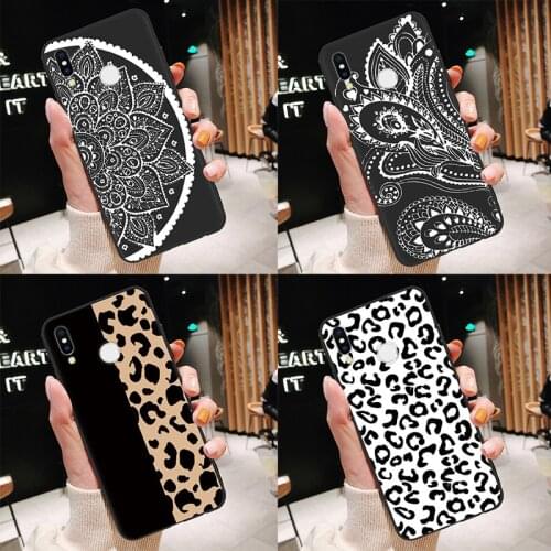 Leopard Silicon Case For Huawei Y5P Y6P Y7P P Smart 2020 2019 Honor 9S 9A 9C X10 8A 8X 9X 10i 10 20 9 P20 P30 P40 Lite Pro Coque