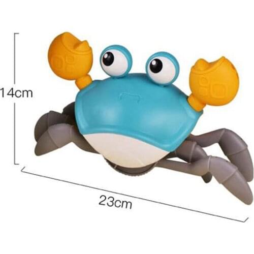 Pull the rope and pull line crab plastic model Baby bath toys Beach gift AA067