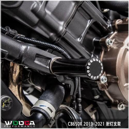 WOOGA Motorcycle Modification Parts Fog Lights Bracket for Honda CB650R 2019-2021 Auxiliary Light Mount CB 650 R