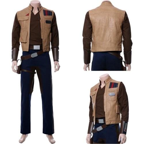Star Cosplay The Rise of Skywalker Finn Cosplay Costume Last Jedi Finn Costume Outfit Halloween Carnival Costume