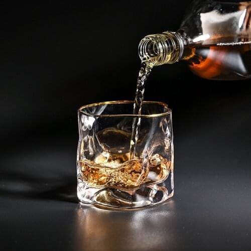 250ml twisted Japanese whiskey glass glass bar glass shochu glass beer glass wine glass spirits glass