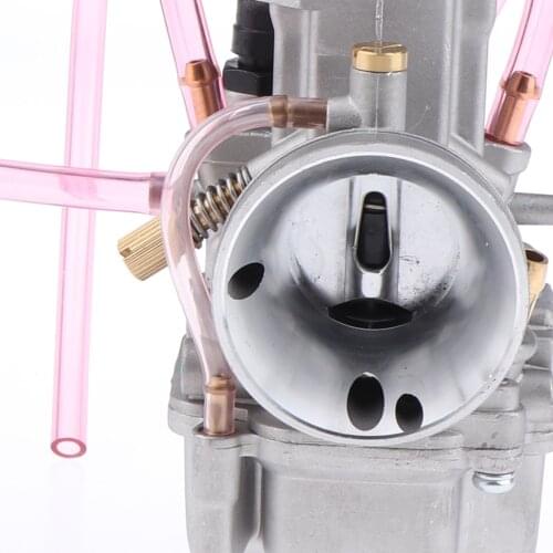 28mm Power Jet Carburetor Carb for GY6 OKO PWK 28 - Fits 2 Stroke 4 Stroke Engine Dirt Bike Racing UTV ATV Scooter - Silver