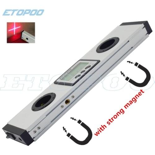 400mm 16inch Laser Digital Level Angle Finder laser Level Spirit Level Upright Inclinometer with Magnets Protractor Ruler