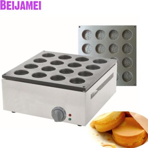 BEIJAMEI 2233B Electric Heating Red Bean Cake Machine Commercial Electric Red Bean Cake Obanyaki Waffle Maker Grill
