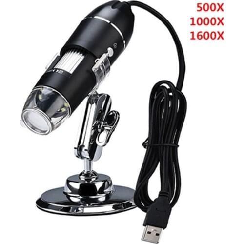 1600X /1000X/500X Mega Pixels 8 LED Digital USB 2.0 Microscope Microscopio Magnifier Electronic Stereo USB Endoscope Camera