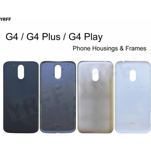 For Motorola Moto G4 Plus /G4 Play Mobile Phone Housings Frames G4 XT1620 XT1644 XT1604 Battery Back Cover Door Housing Case