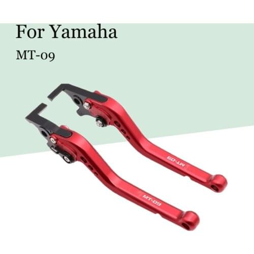 For Yamaha MT-09 MT09 CNC Aluminum Handle Pull Rod Accessories Modified Long Brake and Clutch Horn Motorcycle Accessories