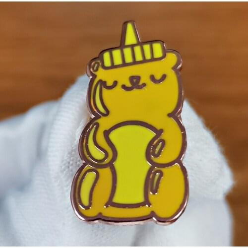 Honey Bear Enamel Pin Show off your honey with personality with this cute Brooch Jewelry