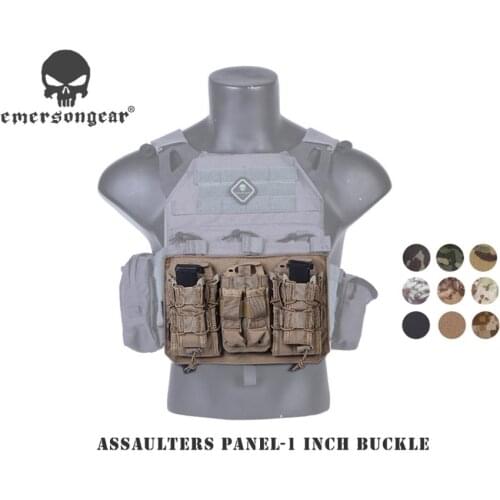 EmersonGear Modular Assaulters Panel for Plate Carrier Combat Molle Triple Open Top Magazine Pouch EM9337