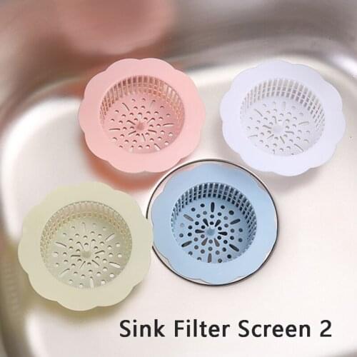 Kitchen Sink Filter Screen Floor Drain Hair Stopper Bath Room Hand Sink Plug Bath Catcher Sink Strainer Cover Tool Accessories