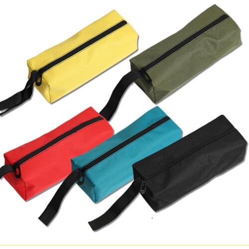 1pcs Canvas Instrument Case Hand for Small Screws Nails Drill Bit Metal Parts Tools Bag Waterproof
