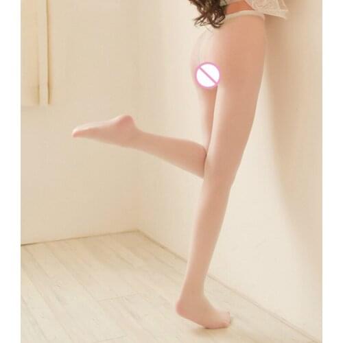 Strumpfhose Hot Tights for Women Silk Open Crotch Pantyhose Female Crotchless Tight High Stockings Medias Sexy De Mujer Collants