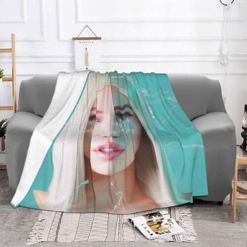 Ava Max Summer Blankets Child Bedding Bed Throw Kawaii Blanket Decorative Bed Blankets Fluffy Plaid Bedspread 220X240 Bed Cover