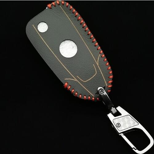 New 100% Leather Motor Key Fob Case For Yamaha TMAX 530 DX SX Motorcycle 2015-2017 XP T-MAX 50 Remote Key Cover