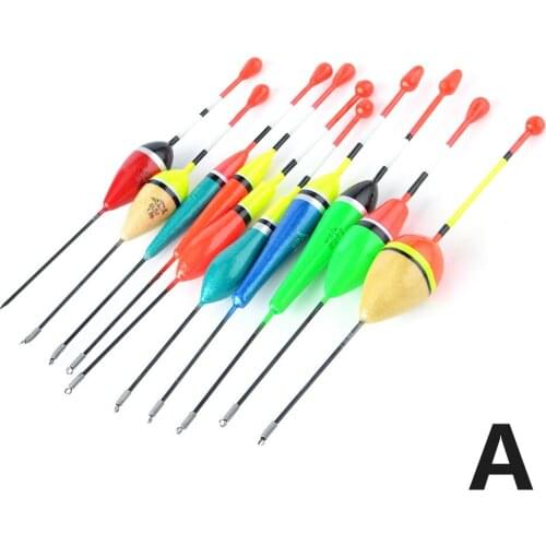 Fishing Float Barguzinsky Fir Floats 10Pcs/Lot Float 1g-4g Mixed Color For Carp Fishing