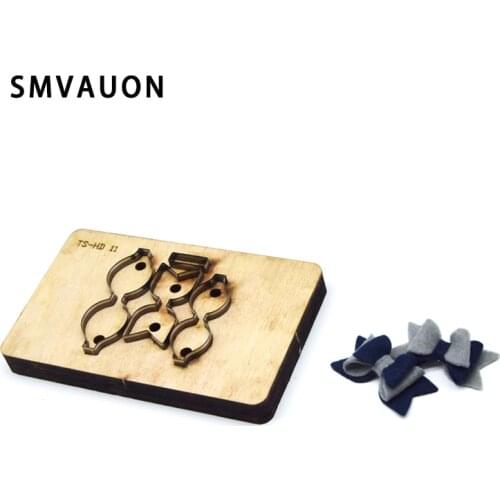 Leather Tools Metal Diy Leather Mold Cutting Dies Bow Christmas Decoration Tool For Ornament Bowknot Party Home Wedding SMVAUON
