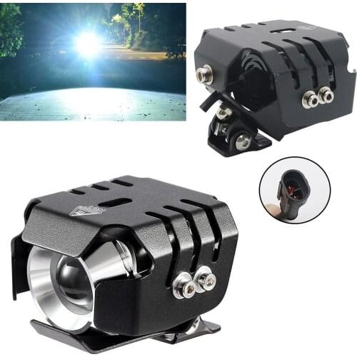 Universal 12V -80V Motorcycle LED Headlight 3000LM Motorbike Driving Spotlight Street Moto Fog DRL Spot Head Light Lamp