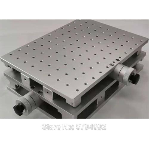 2 Axis Moving Table Portable Cabinet Case XY Table for Laser Marking Engraving Machine 300x220x90MM 210x150x75MM