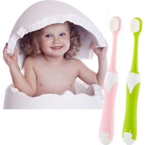 Baby Toothbrush Featuring Soft Bristles Childrens Cartoon Soft Bristled Toothbrush