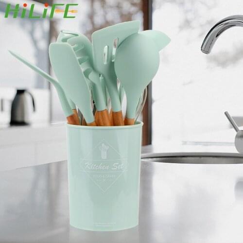 Силиконовые наборы кухонных принадлежностей HILIFE China At AliExpress