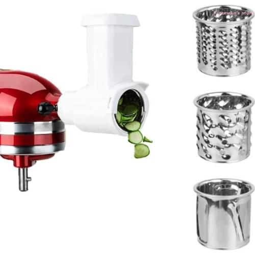 HX6D Sausage Stuffer Slicer Shredder Attachment Suitable for Kitchen Aid Mixer